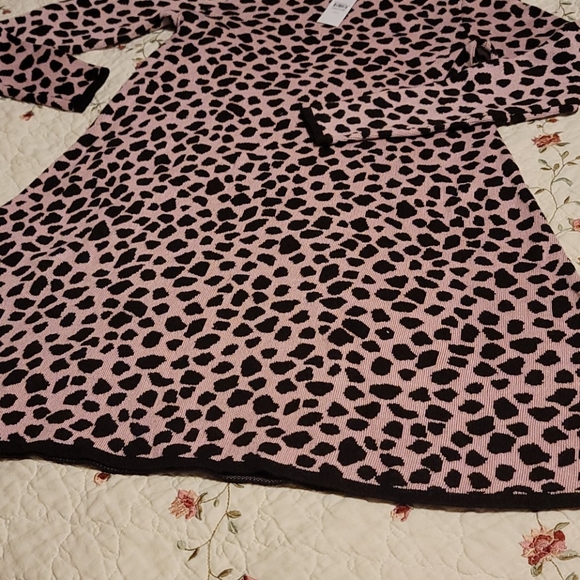 Ann Taylor animal jacquard sweater dress - Picture 6 of 6